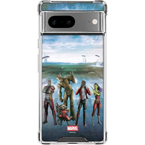 Marvel Guardians of the Galaxy Hero Squad Google Pixel 8 Clear Case
